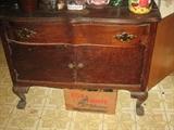 Oak Claw& Ball Foot Wash Stand.