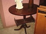 Mahogany Candle Stand.