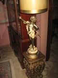 Cupid Large Figural Lamp.