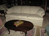 Pair of sofas like new and coffee & end tables. 