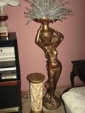 figural statues & pedestals.