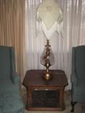 Hand made shade lamp