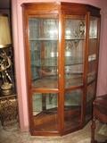 Lighted vitrine.
