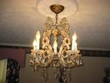 Crystal Chandelier & Prisms. 