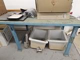 steel work table -  very sturdy sinks