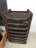 bread crates, for storage