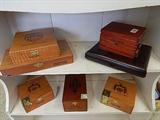 wooden cigar boxes