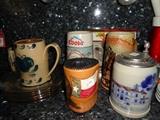 Beer steins. 
