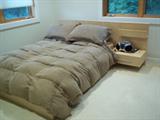 bed only , linens not for sale