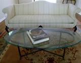 DOWN FILLED SOFA WITH CABRIOLET LEGS