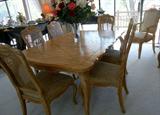 PICKLED ASH DINING SUITE BY DAVIS FURNITURE