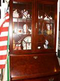 ELEGANT SECRETAIRE DISPLAY CABINET