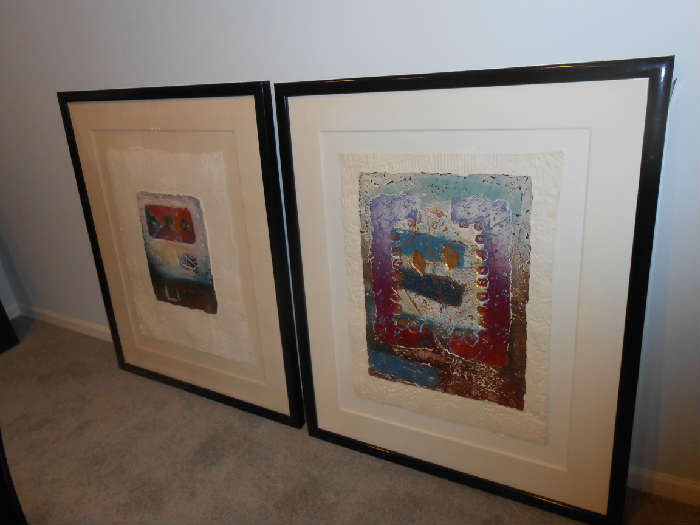 d. dodsworth isis i and taos i, great pair of beautifully framed art work asking $400.00 for the pair