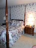 Henredon bedroom suite with select comfort mattress set