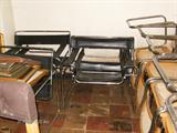 DANISH MODERN CHAIRS 3 WITH POLISHED FRAMES