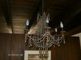 ONE OF A KIND, ALL WOOD CHANDLIER AMAZING PIECE