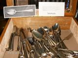 TIFFANY STERLING FLATWARE "RAT TAIL" PATTERN