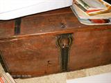 19 C PAINTED BLANKET CHEST