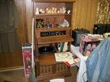 Vintage Montgomery Wards Home Entertainment Console with AM / FM Stereo, 8 Track, and Turntable