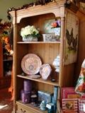 One of several shelf units, armoires, and Welsh cupboards available for purchase.