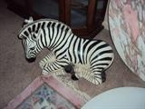 large ceramic Zebra