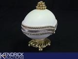 Vintage Russian Style Egg Trinket/Jewelry Music Box