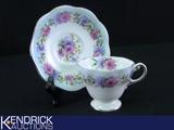 Foley Bone China Tea Cup and Saucer "Cornflower"