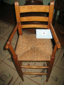 Antiques Child's Ladder Back Chair