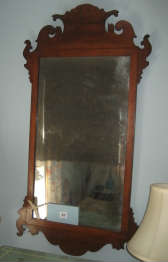 Antique Tiger Maple Fret Mirror
