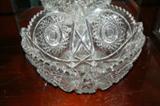 Cut Glass Punch Bowl