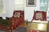 Pair of Brass Day Beds