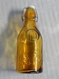 Italian Amber Milk Bottle