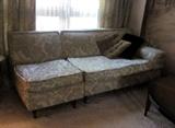 Floral mid century 3-piece sectional