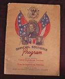 328 - Official souvenir program for the 1938 confederate veterans reunion for Amory and Aberdeen MS.