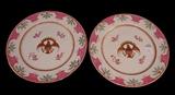 150 - Pair of porcelain cabinet plates.