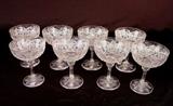 229 - Set of 8 American brilliant cut glass sherbets.