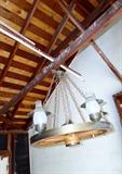 wagon wheel chandilier