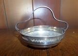 Sterling silver nut basket