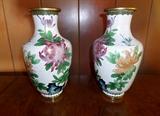  pair of nice cloisonne vases