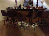 barstools and barware