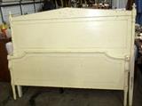 shabby chic headboard and footboard