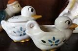 USA duck cream and sugar set