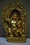 青铜鎏金佛像-黑财神   Gilt bronze Buddha - Black Wealth