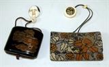 Inro and Tobacco Pouch