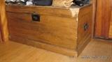 Wooden Storage Trunk