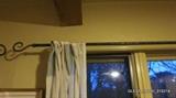 Iron Curtain Rods throughout the house.