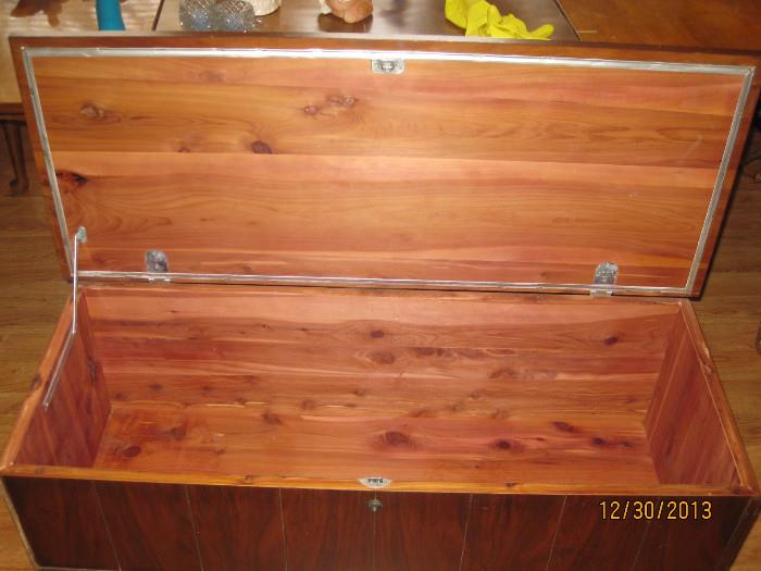 Cedar lined chest