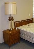 double bed and night stand