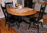 Dining Table with 4 chairs, also 4 matching Bar Stools