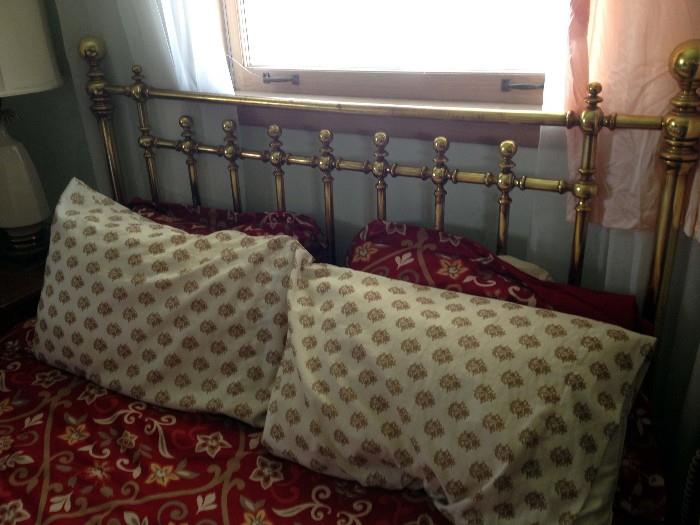 Brass bed, full size